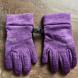 Purple HEAD gloves size small